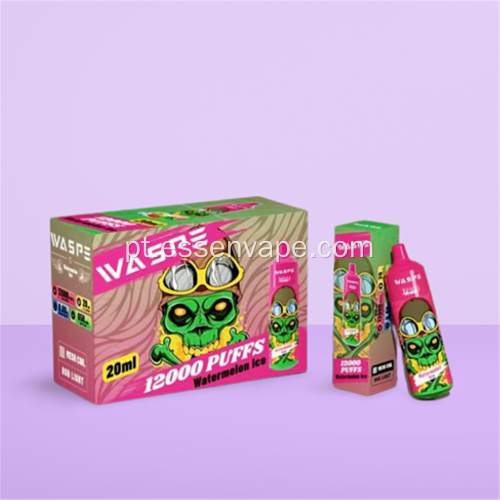 Boa revisão Waspe 12000 Strawberry Watermelon